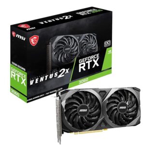 MSI GEFORCE RTX 3060 VENTUS 2X 12G OC 12GB GDDR6 DUAL FAN GPU